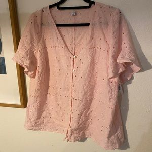 Brand new Old Navy baby pink blouse